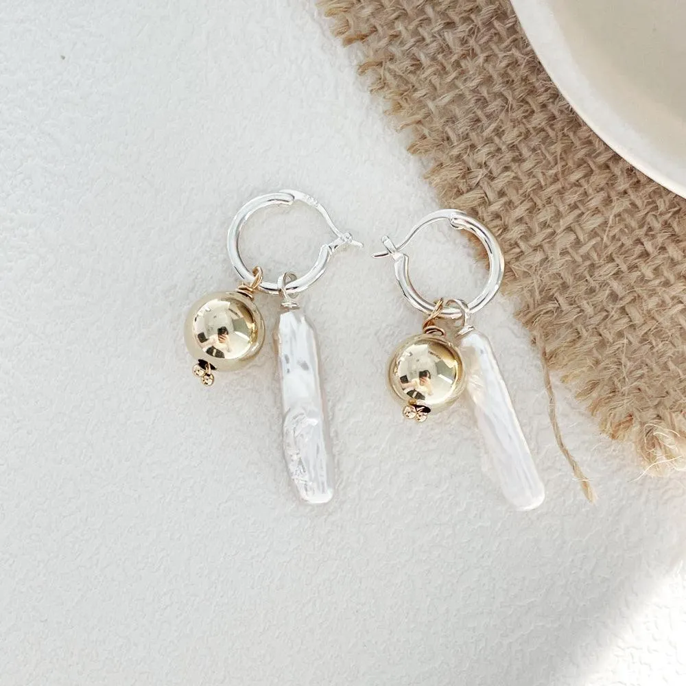 Romantic Baroque Pearl Drop Earrings