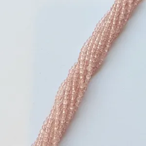 Rose Quartz 3mm Round Beads 15" Strand