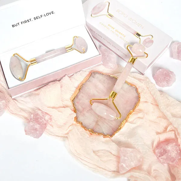 Rose Quartz Facial Roller