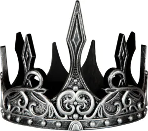 Silver & Black Medival Crown