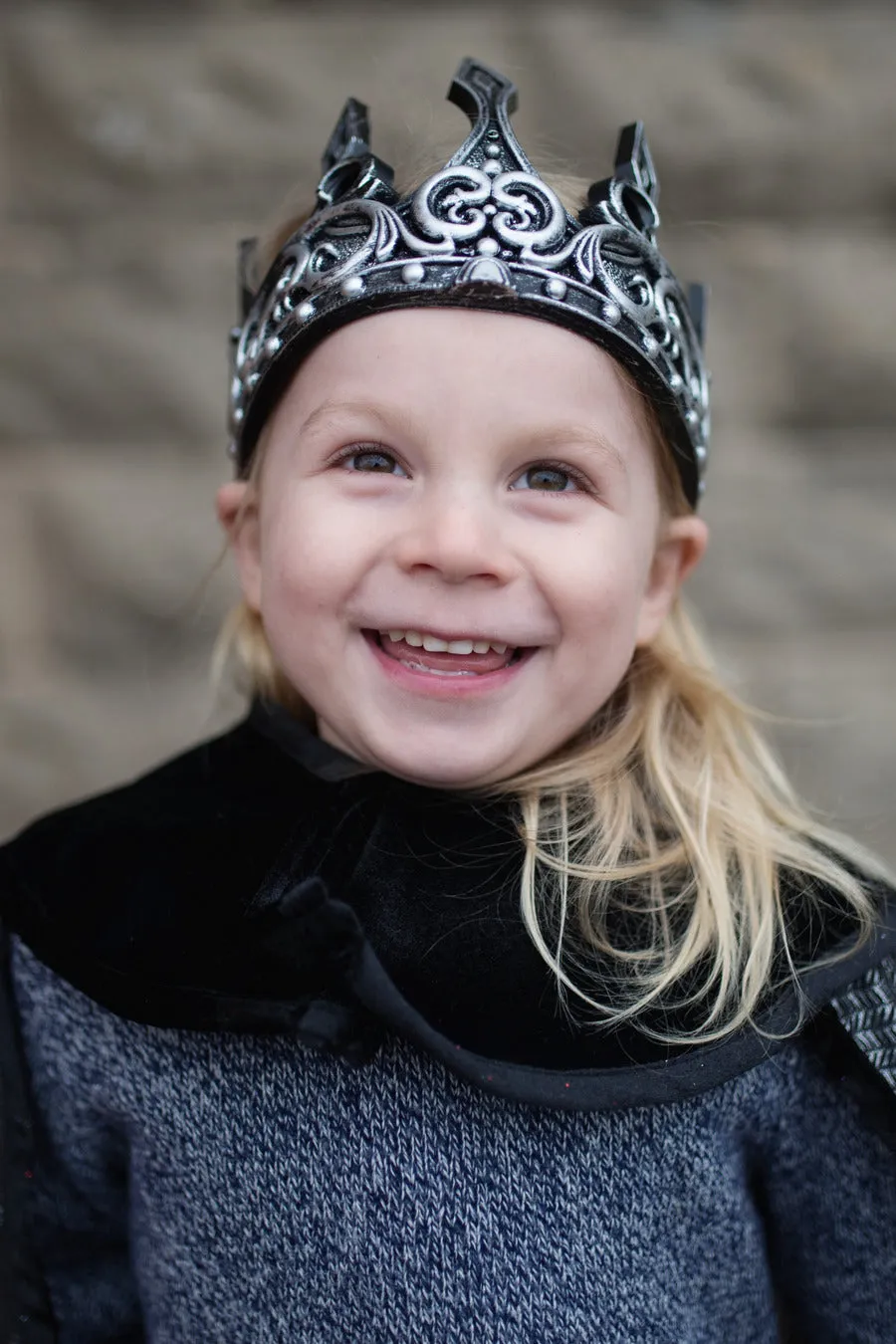 Silver & Black Medival Crown