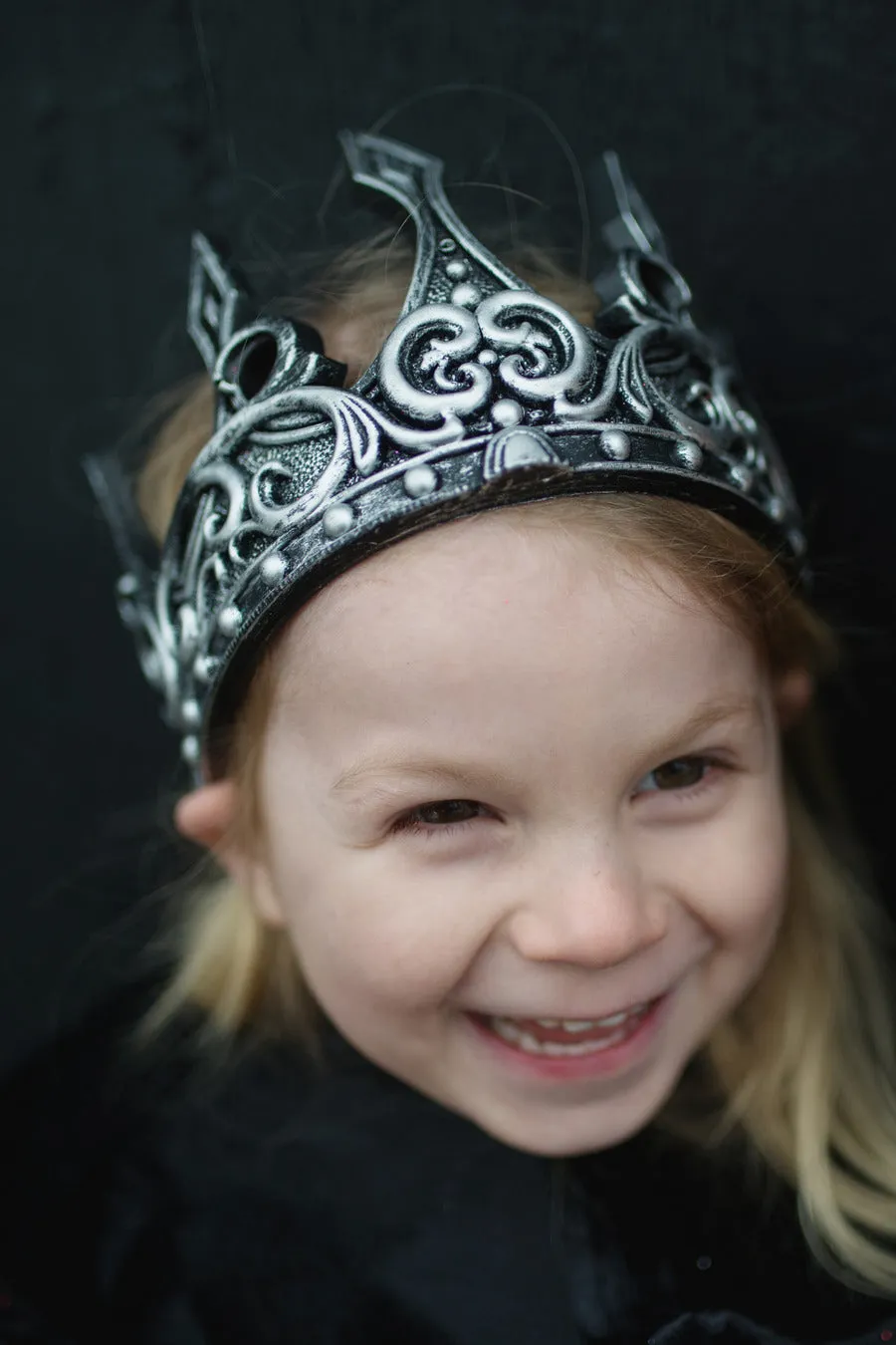 Silver & Black Medival Crown