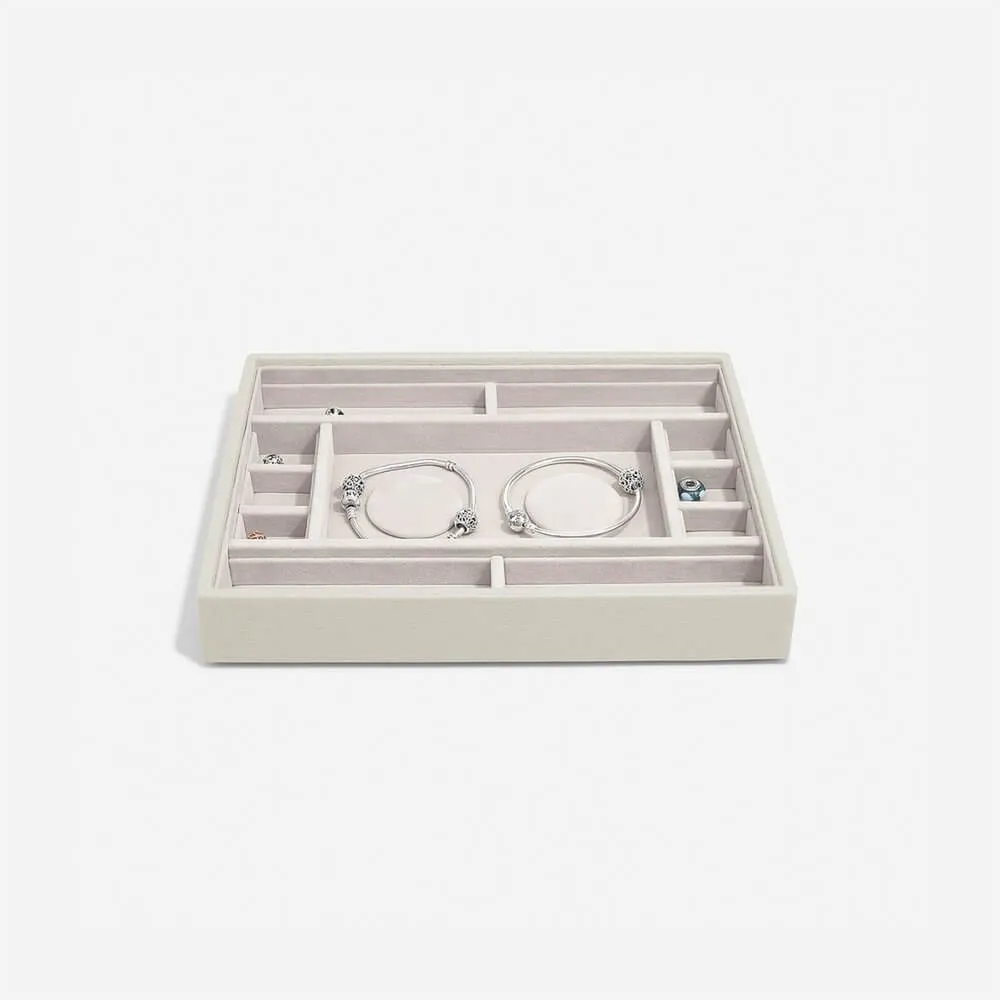 Stackers Classic 11 Compartment Jewellery Tray Oatmeal