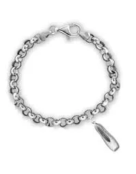 Sterling Silver Pointe Shoe Charm Bracelet