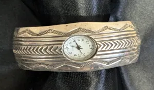 Sterling Silver Watchband Cuffs