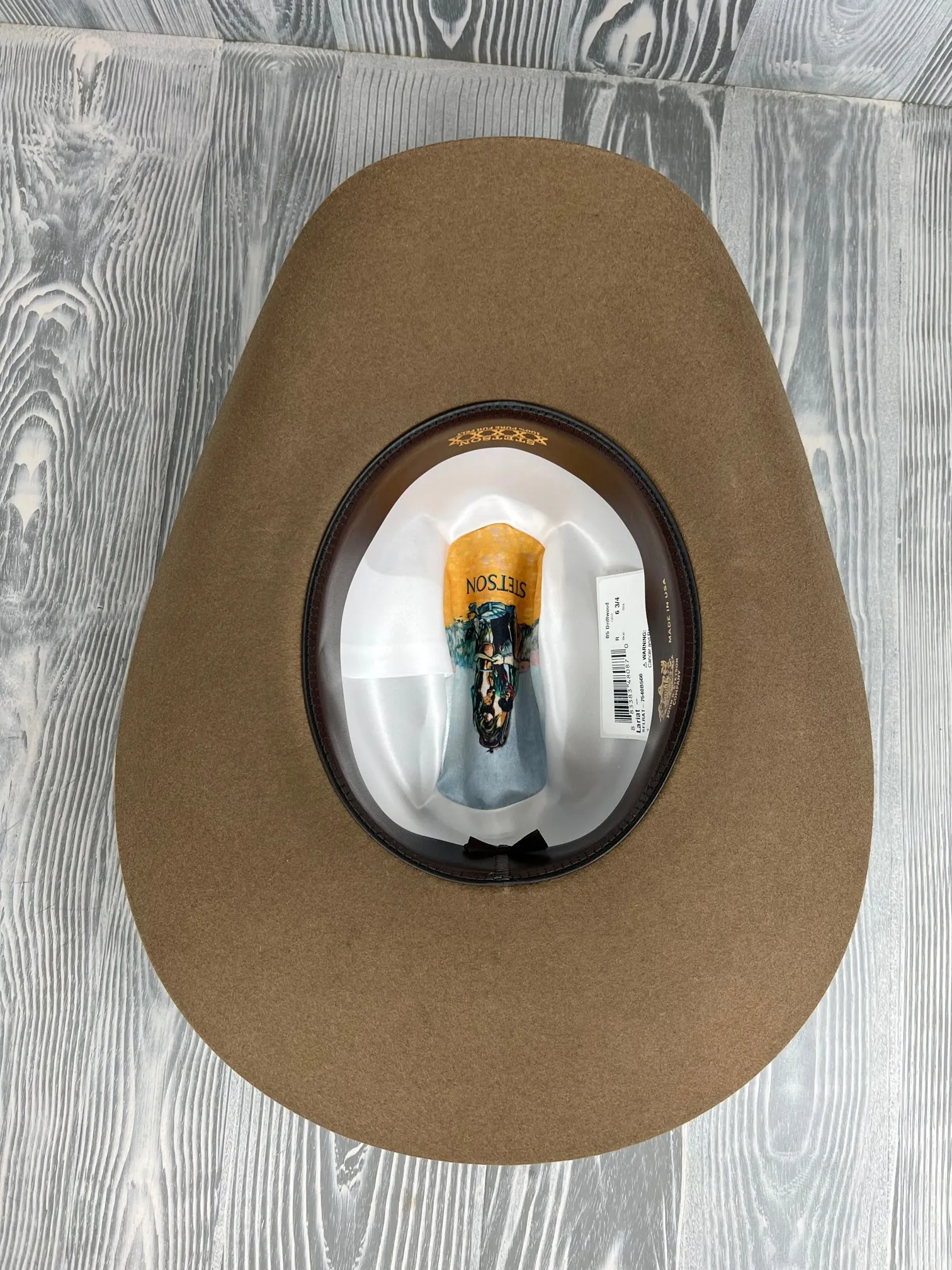 Stetson 5X Lariat Driftwood 4" Brim Cowboy Hat