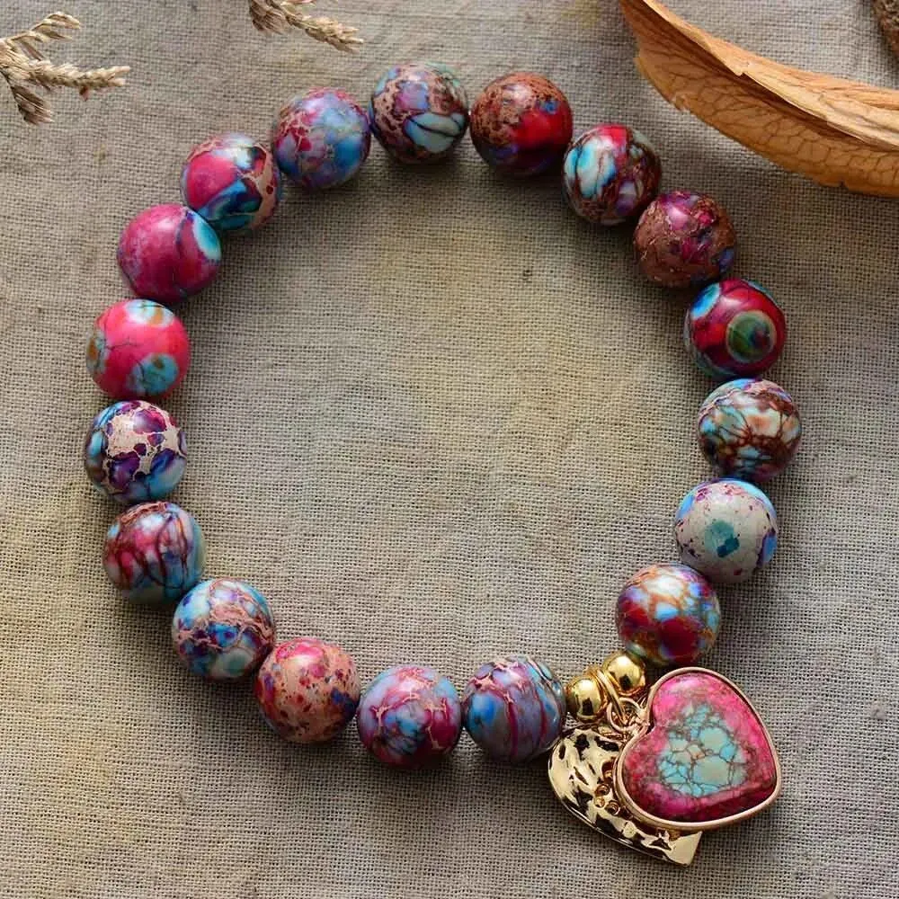 Stretchy Heart Bracelets Collection