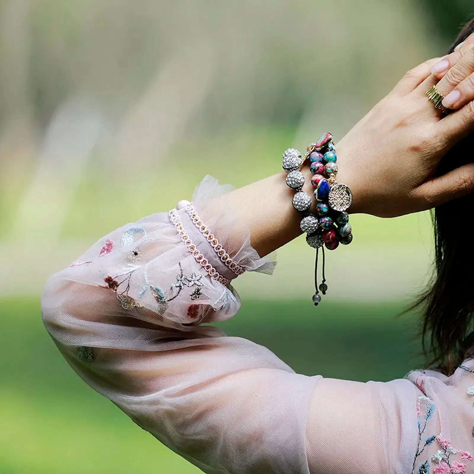 Stretchy Heart Bracelets Collection