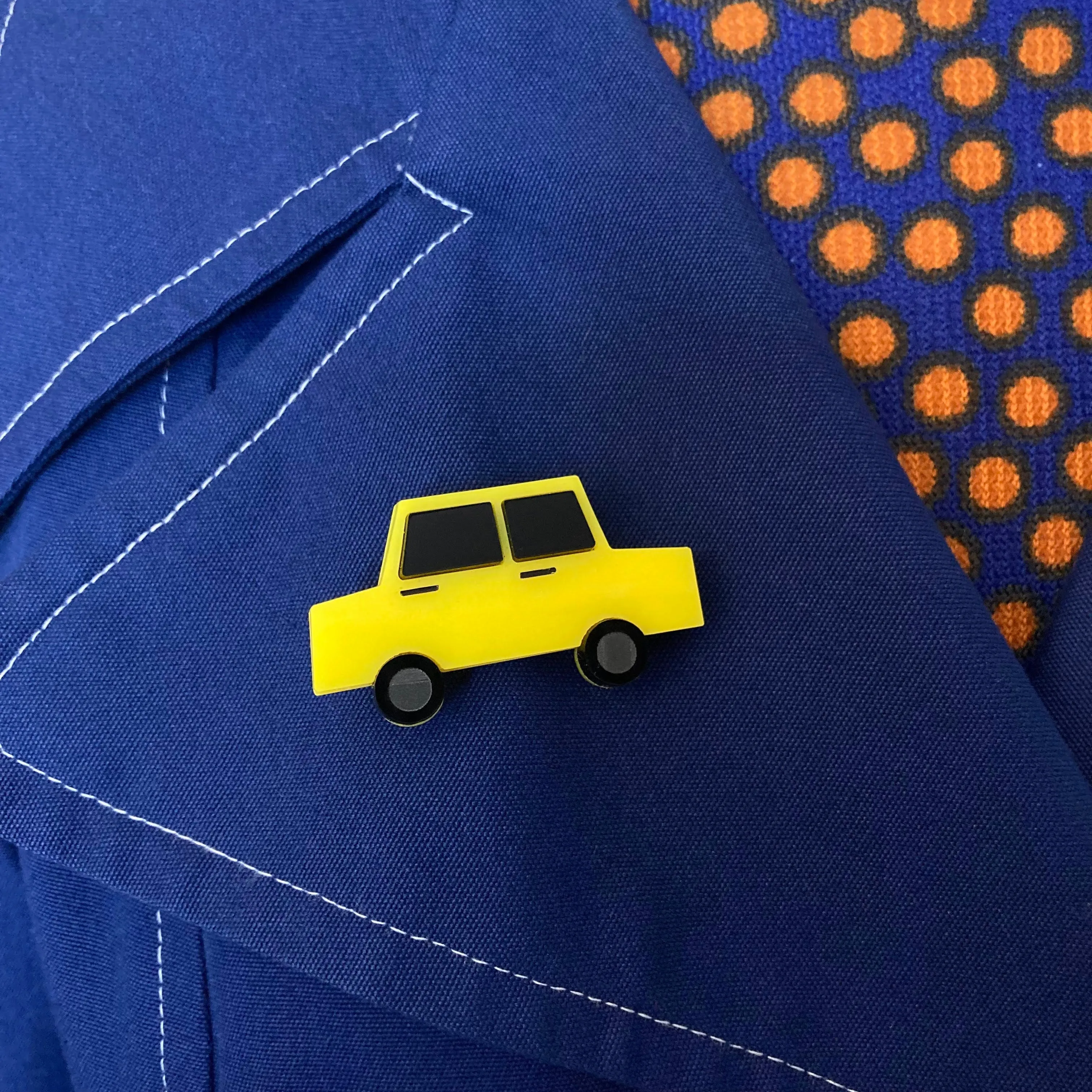 TOY CAR Acrylic brooch