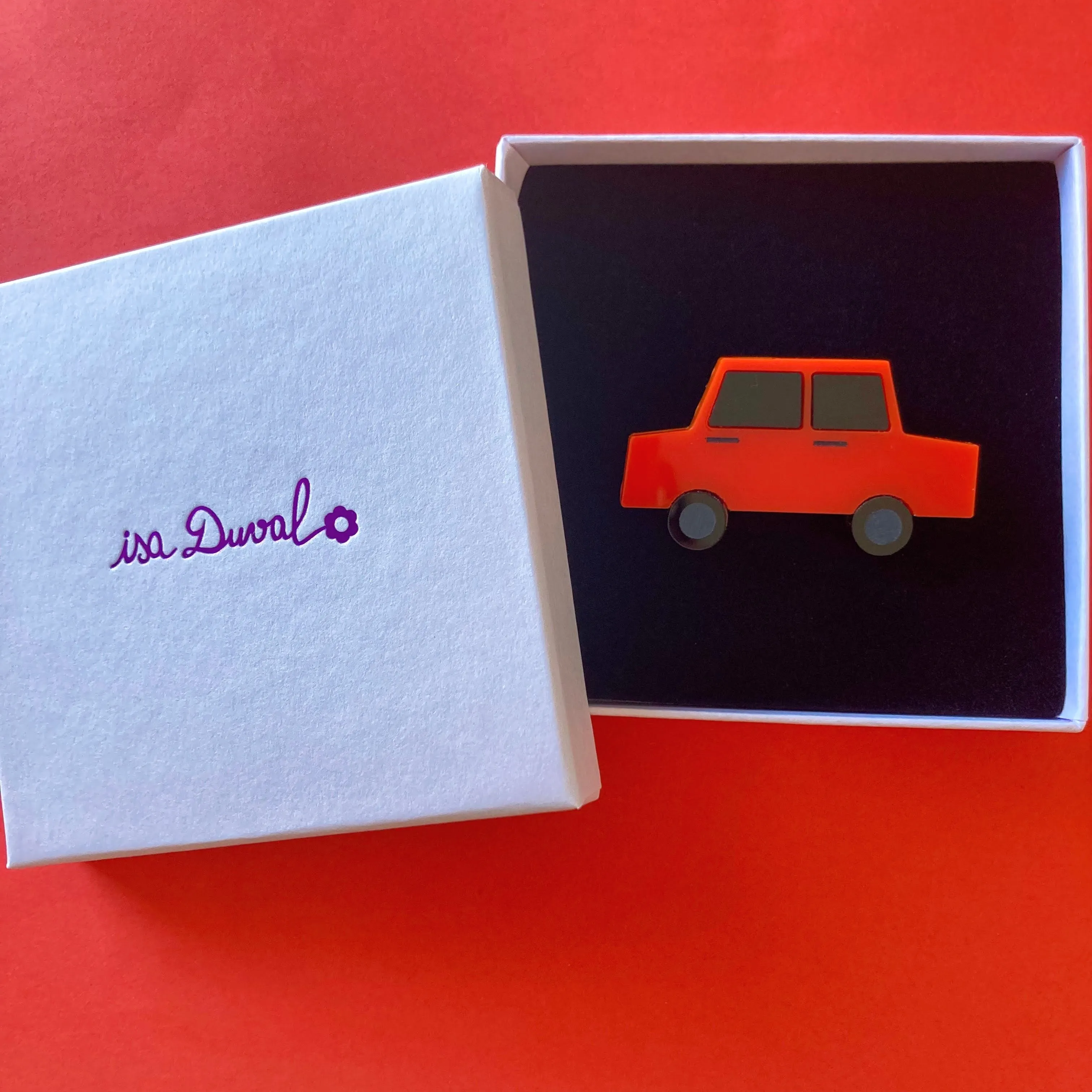 TOY CAR Acrylic brooch