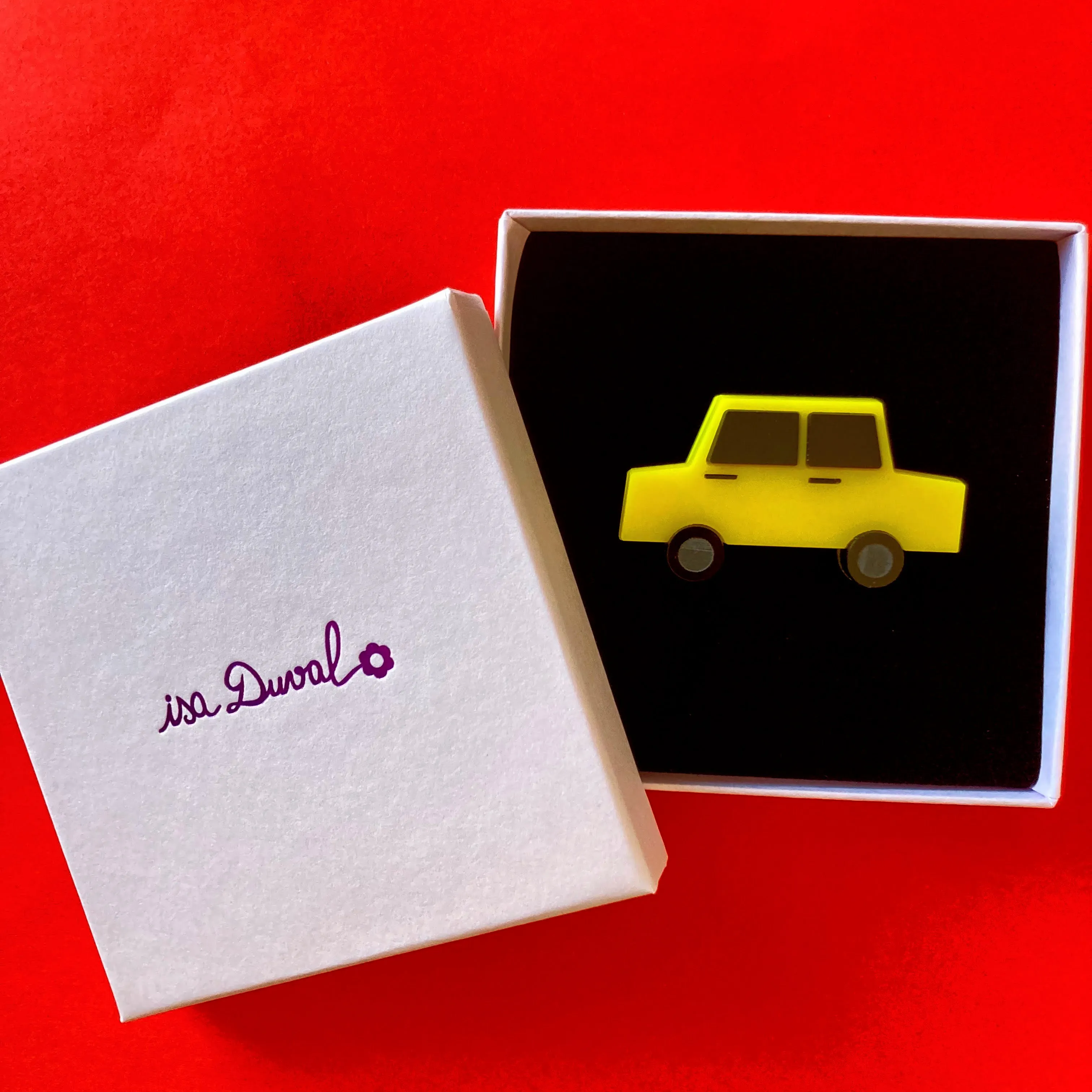 TOY CAR Acrylic brooch