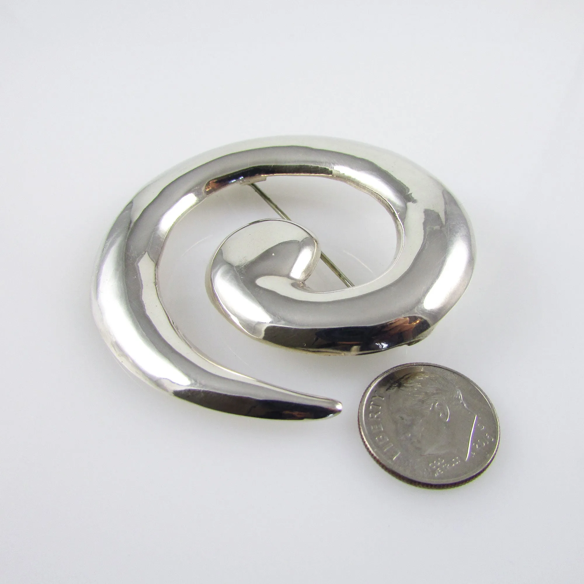 Vintage Swirl Pendant & Brooch