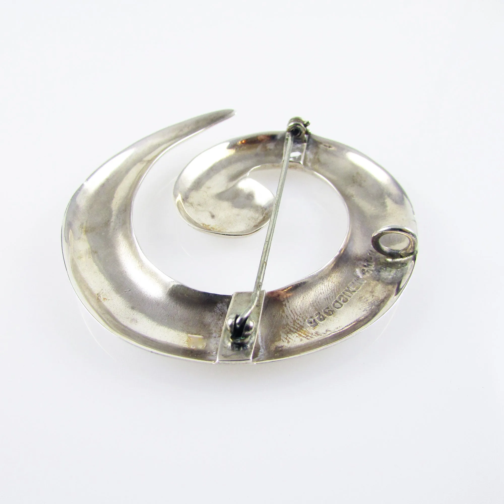 Vintage Swirl Pendant & Brooch